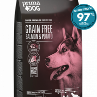 PrimaDog Spannmålsfri Lax & Potatis