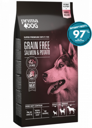 PrimaDog Spannmålsfri Lax & Potatis