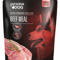 PrimaDog Vetefri Portionsmåltid Biff