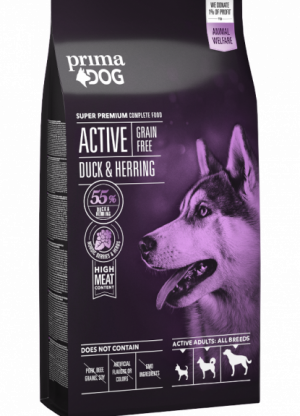 PrimaDog Spannmålsfri Active Anka & Strömming
